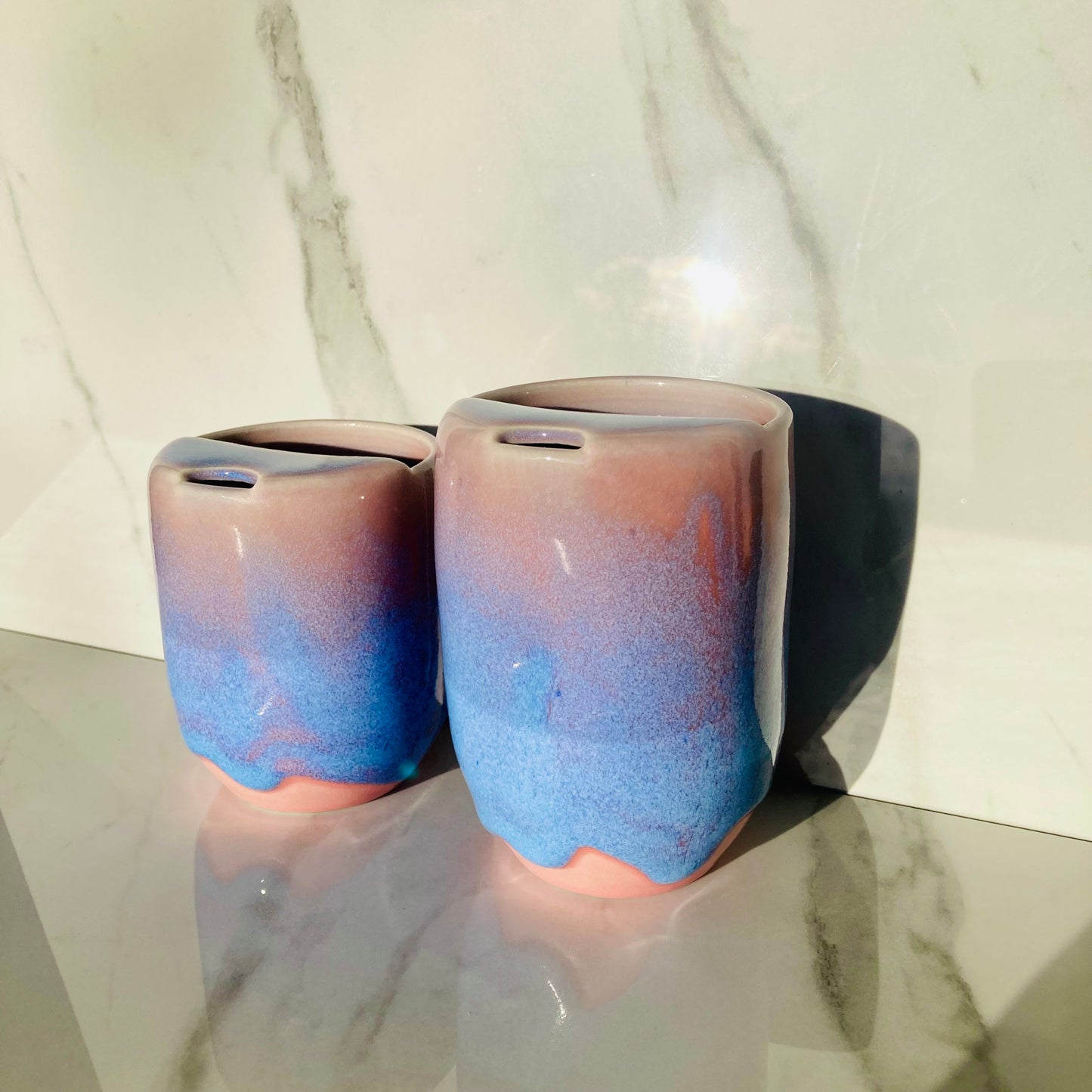 Travel Tumbler with Dimple in Stardust