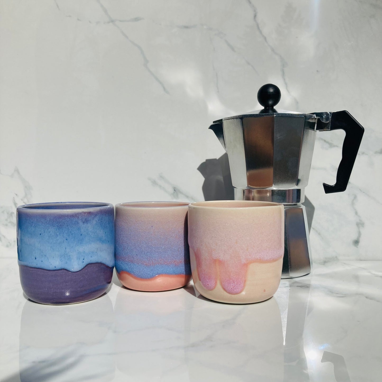 Stardust 10oz Handmade Ceramic Espresso & Matcha Cup