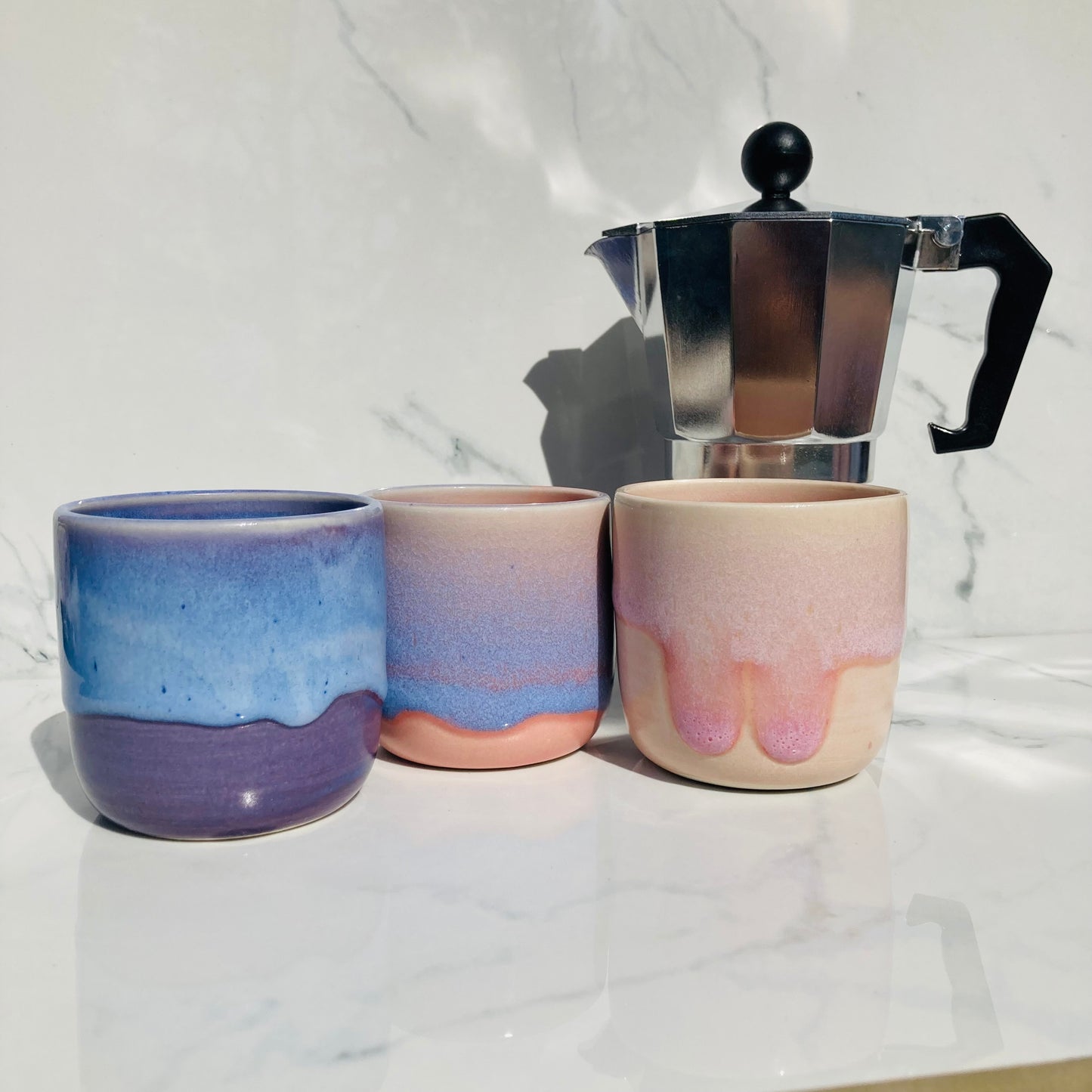 Stardust 10oz Handmade Ceramic Espresso & Matcha Cup