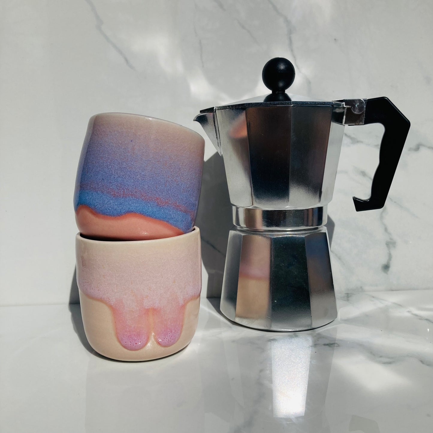 Stardust 10oz Handmade Ceramic Espresso & Matcha Cup