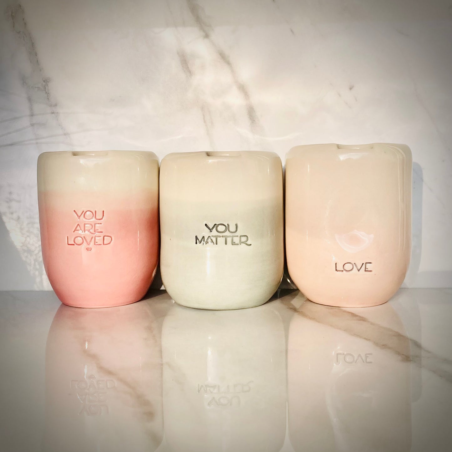 Myndset Mug: Love with Thumbprint