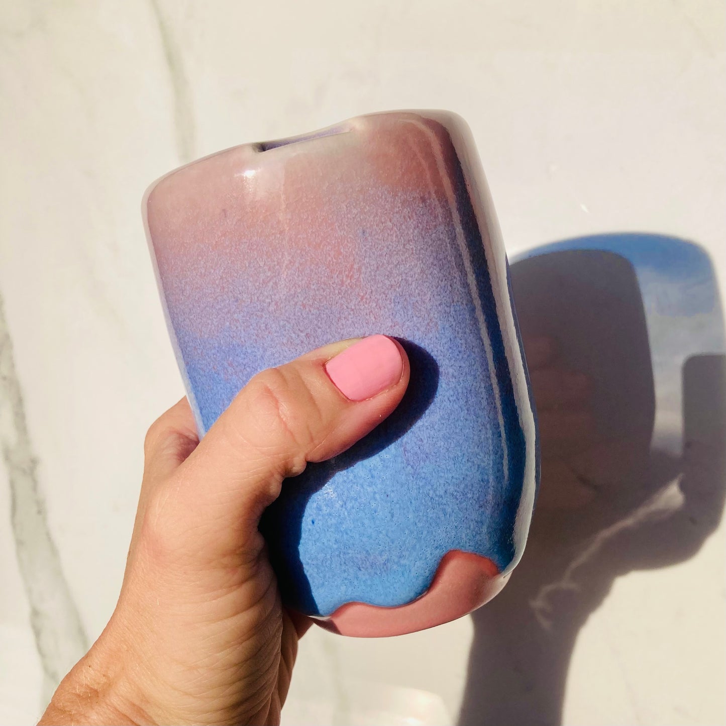 Travel Tumbler with Dimple in Stardust