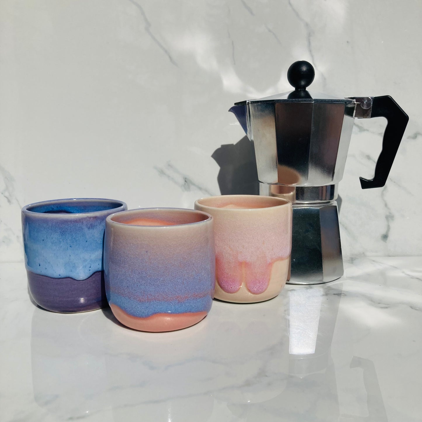 Stardust 10oz Handmade Ceramic Espresso & Matcha Cup