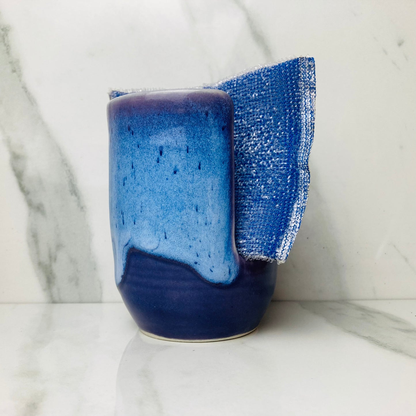 Sponge Holder in Indigo Sapphire