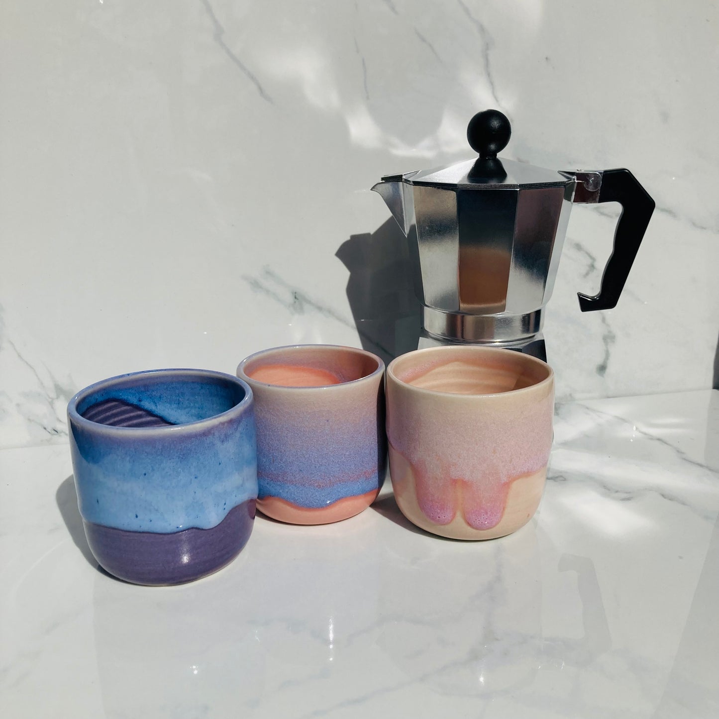 Stardust 10oz Handmade Ceramic Espresso & Matcha Cup