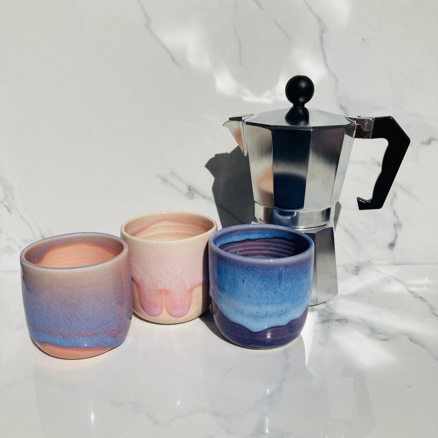 Stardust 10oz Handmade Ceramic Espresso & Matcha Cup