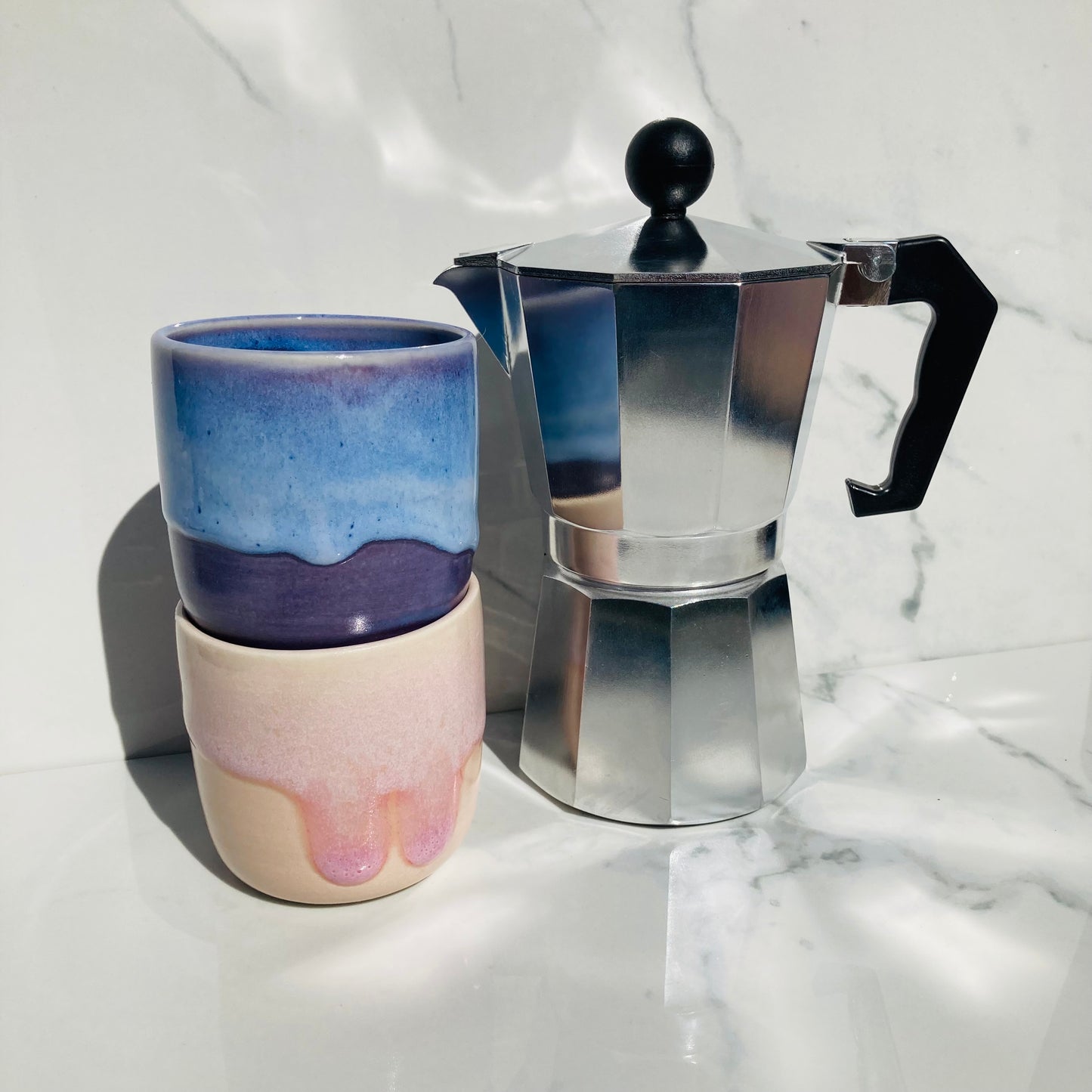 Stardust 10oz Handmade Ceramic Espresso & Matcha Cup