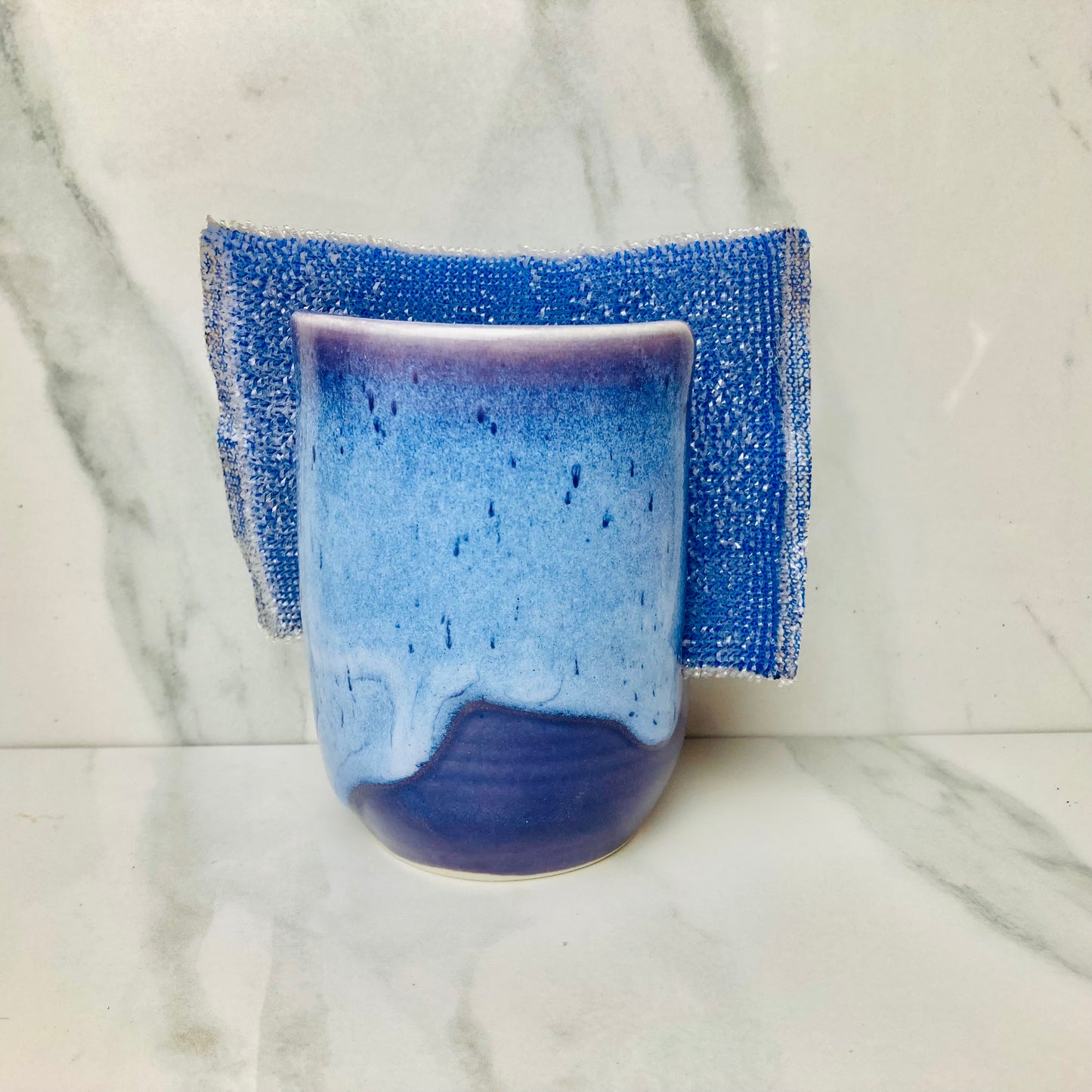 Sponge Holder in Indigo Sapphire