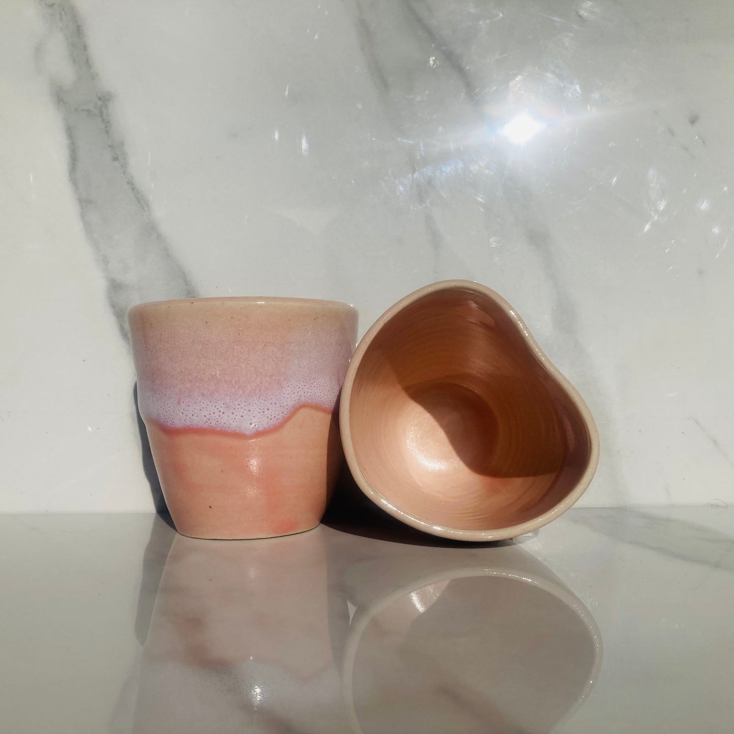 Heart-shaped cortada cup