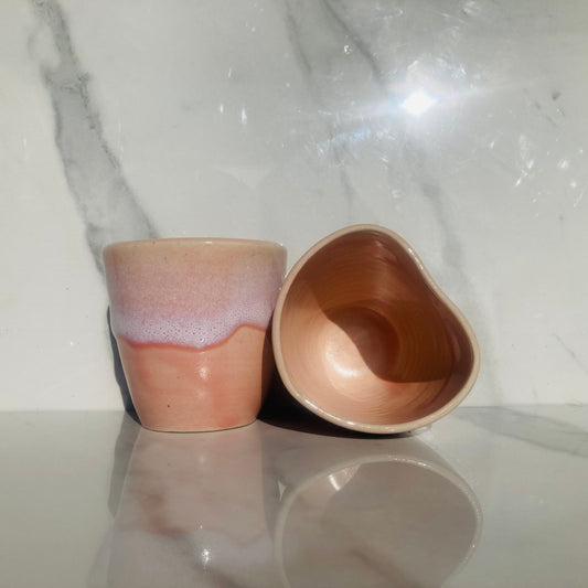 Heart-shaped cortada cup