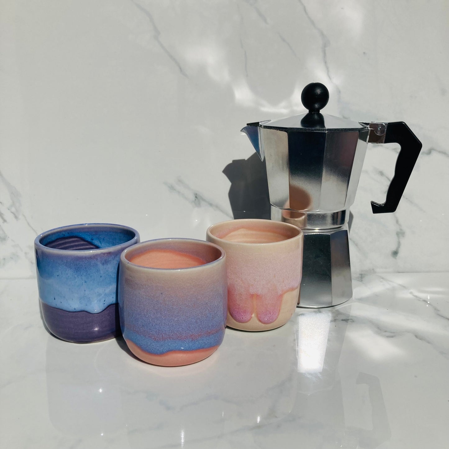 Stardust 10oz Handmade Ceramic Espresso & Matcha Cup