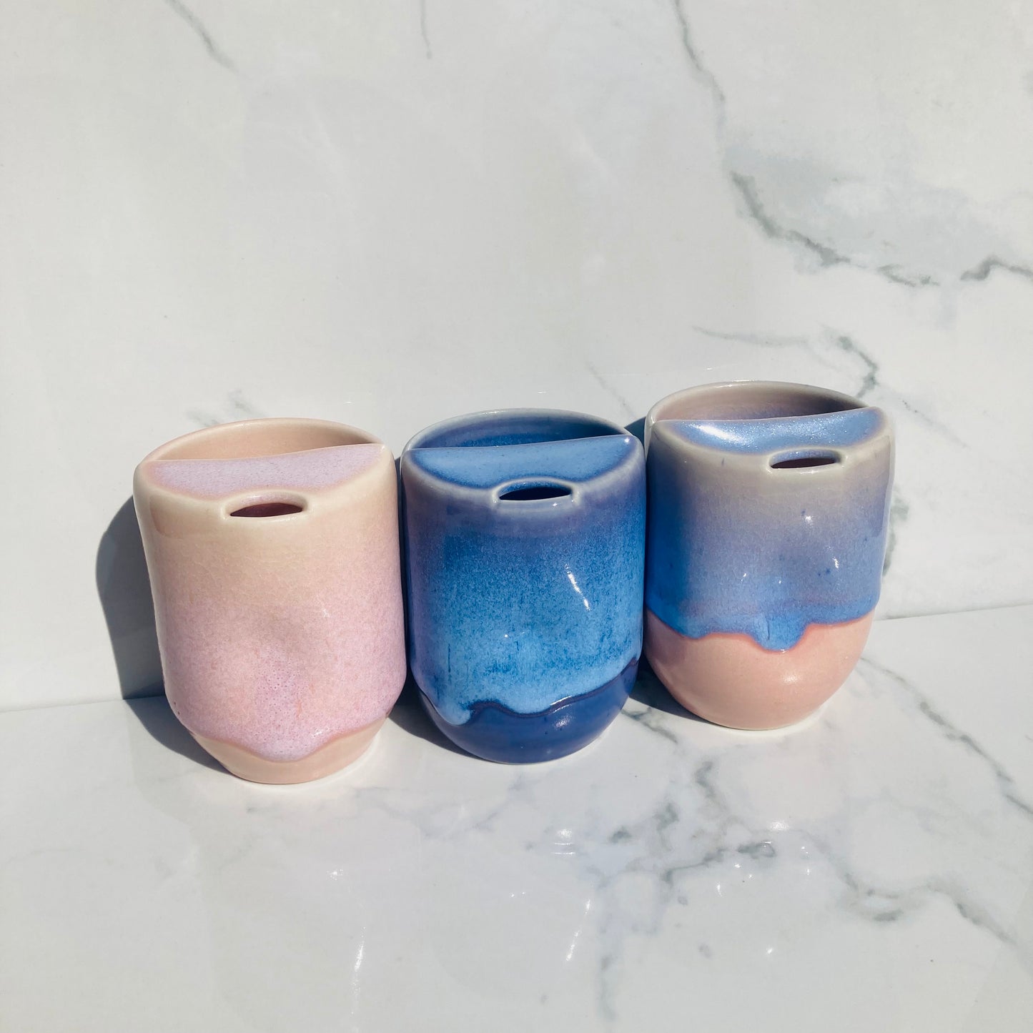 Ceramic Travel Mug with Dimple in Elsa