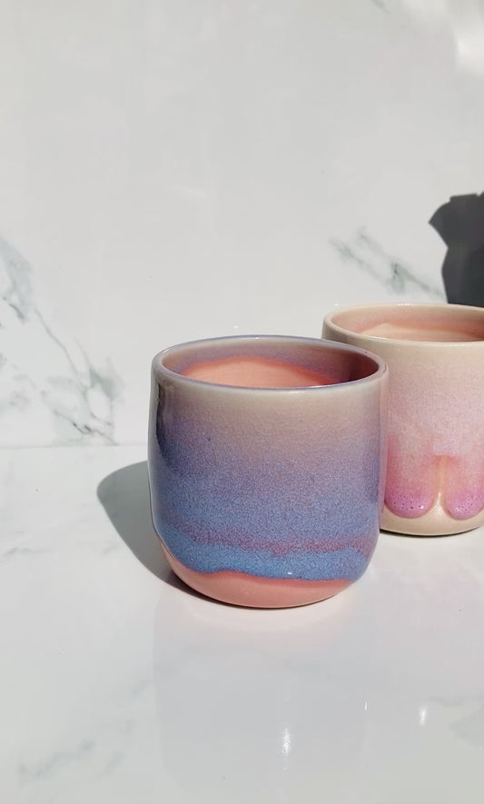 Stardust 10oz Handmade Ceramic Espresso & Matcha Cup